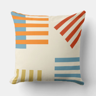 Geo Stripe Throw Pillow