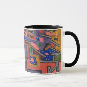 Geo Tech, Abstrait Art Mug