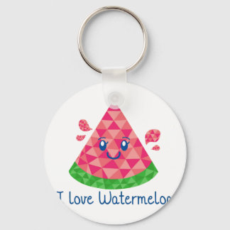 Geo Watermelon Keychain