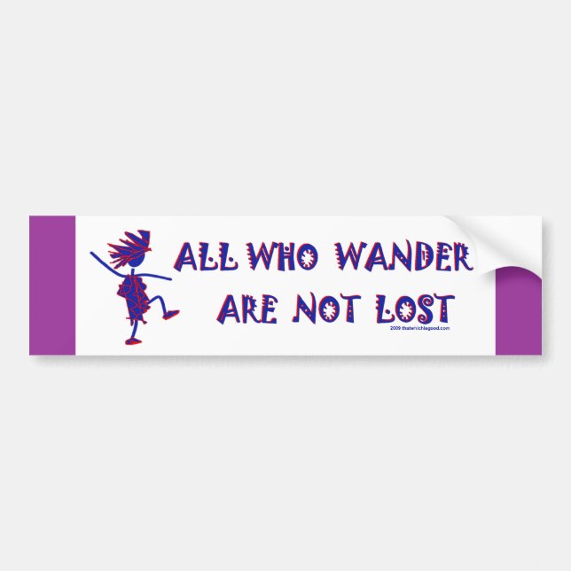 Geocache Cunning Running Bumper Sticker (Front)