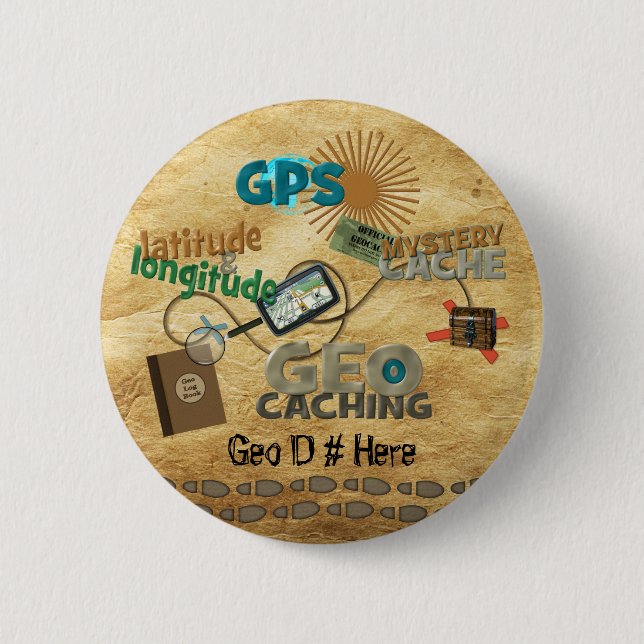 Geocache Fever - Customize 2 Inch Round Button (Front)