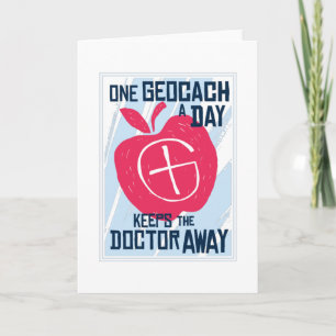 Geocache Lettering Card