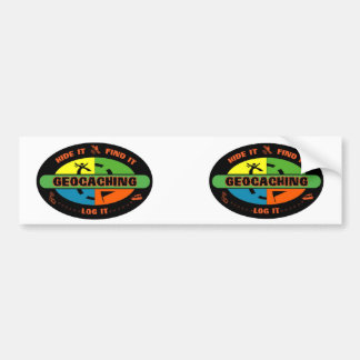 Geocache survivor bumper sticker