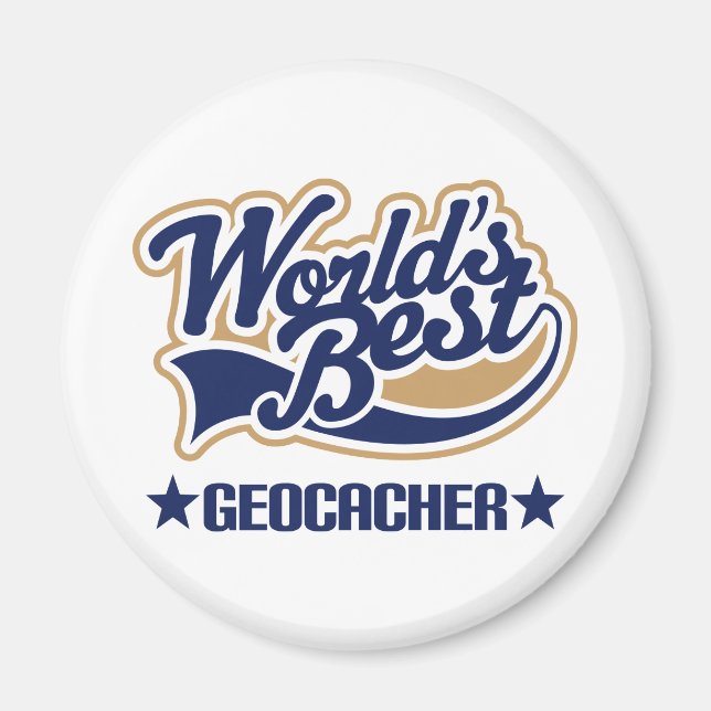 Geocacher Gift Magnet (Front)