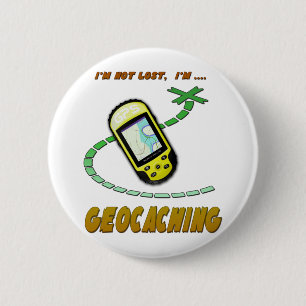 Geocaching 2 Inch Round Button