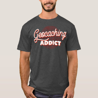 Geocaching Addict Retro T-Shirt