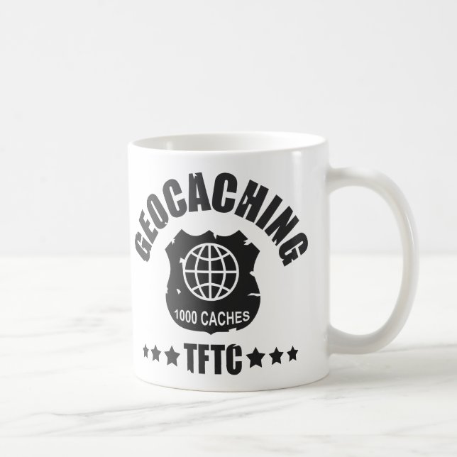 Geocaching Award 1000 Coffee Mug (Right)