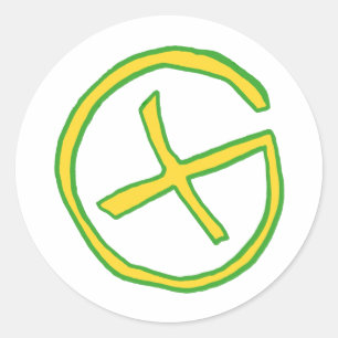 Geocaching Classic Round Sticker