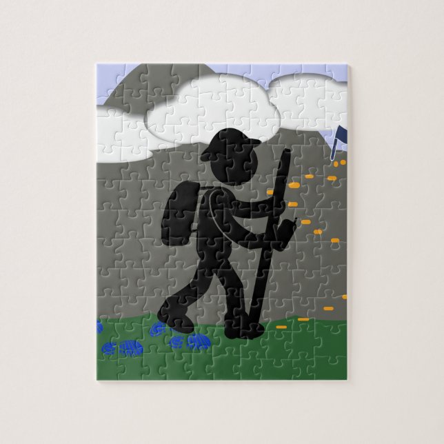 GEOCACHING GEOCACHER JIGSAW PUZZLE (Vertical)