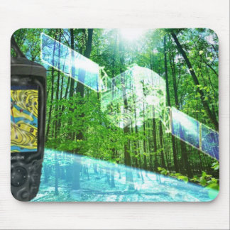 Geocaching mouse pad