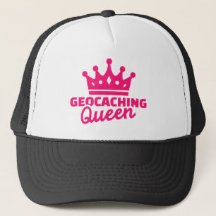 Geocaching Queen Trucker Hat