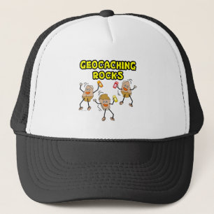 Geocaching Rocks Trucker Hat