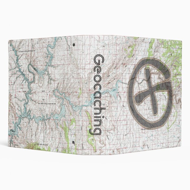 Geocaching Topographic Binder: Glen Canyon Binder (Background)