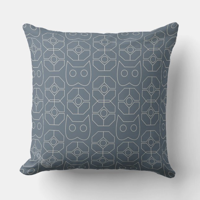 Geocats Throw Pillow (Front)