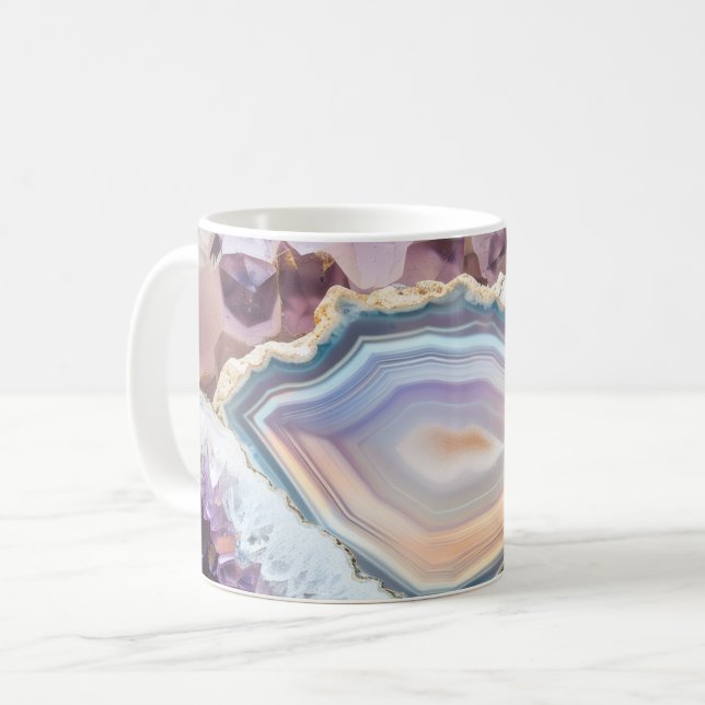 Geode Crystal | Crystal Photo Color Morph Mug (Front Left)