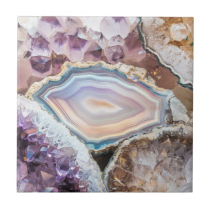 Geode Crystal Crystal Photo Tile