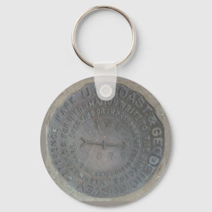 geodetic-survey-marker keychain