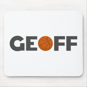 Geoff Basketball Mouse Pad