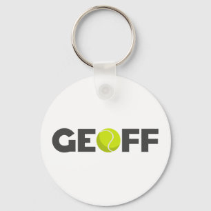 Geoff Tennis Keychain
