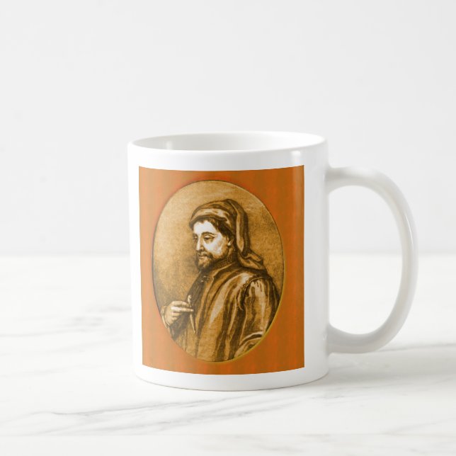 Geoffrey Chaucer Coffee Mug (Right)