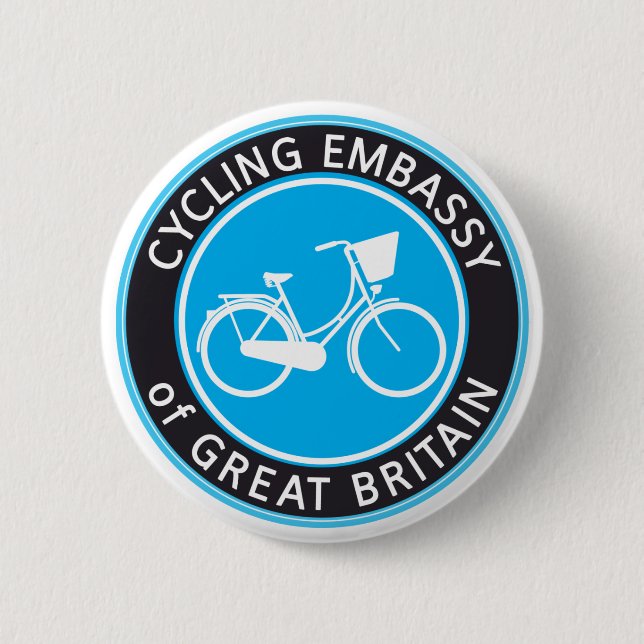 GEoGB logo badge 2 Inch Round Button (Front)