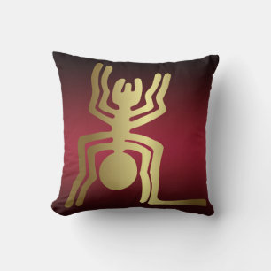 Geoglyphs Nazca Peru Spiders Throw Pillow