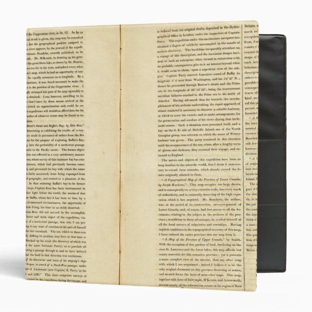 Geographical Memoir 3 Binder (Front/Inside)