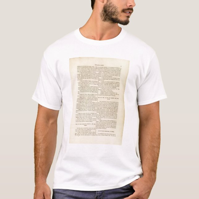 Geographical Memoir continued T-Shirt (Front)