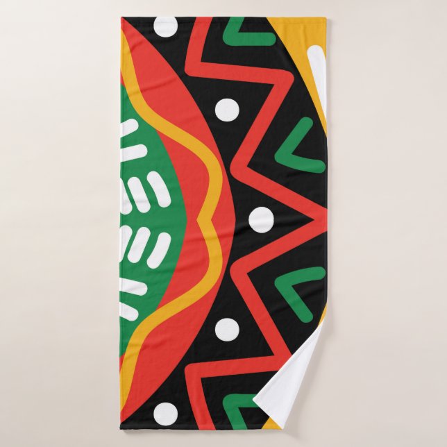 Géographie du Mois de l'histoire noire (Serviette de bain)