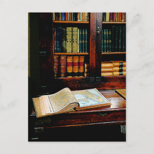 Geography Book Postcard