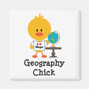 Geography Chick Magnet