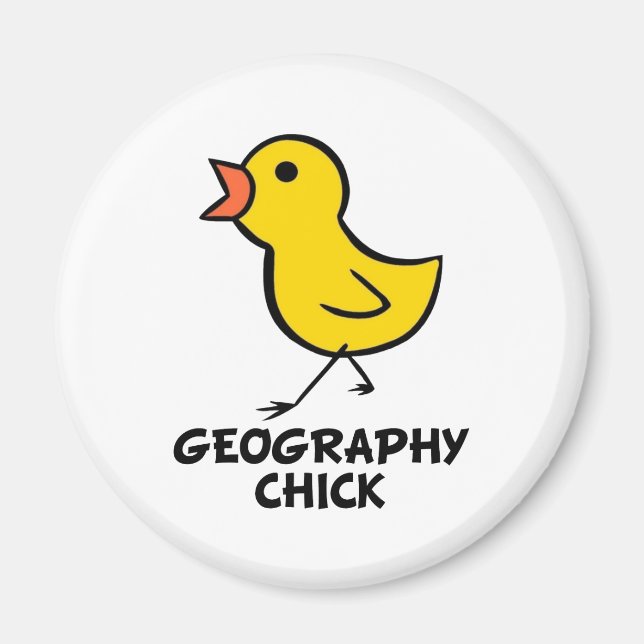 Geography Chick Magnet (Front)