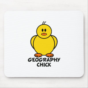 Geography Chick Mouse Pad