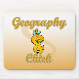 Geography Chick Mouse Pad
