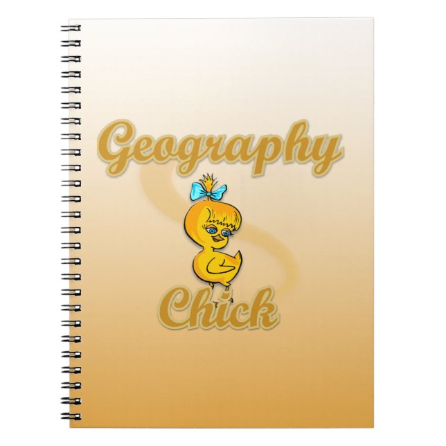 Geography Chick Notebook (Front)