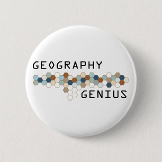 Geography Genius 2 Inch Round Button