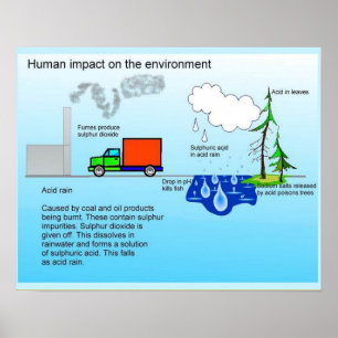 Geography, Human impact on the environment Poster