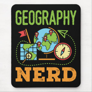 Geography Nerd Mouse Pad
