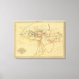 Geography of Herodotus Canvas Print