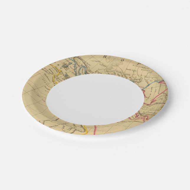 Geography of Herodotus Paper Plate (Angled)