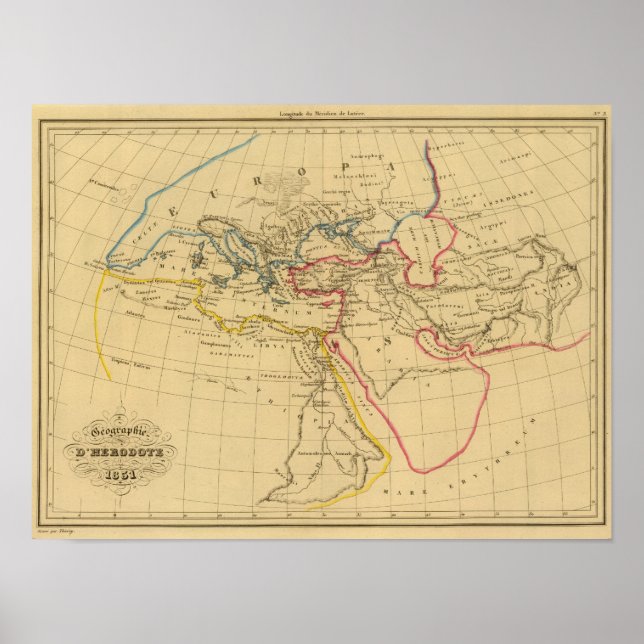 Geography of Herodotus Poster (Front)