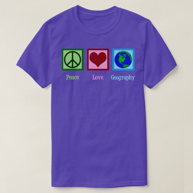 Geography T-Shirt (Design Front)