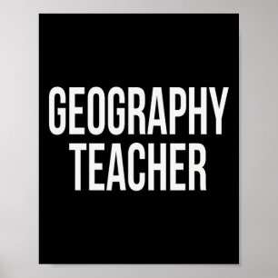 Geography Teacher Appreciation Day For Work Thank Poster