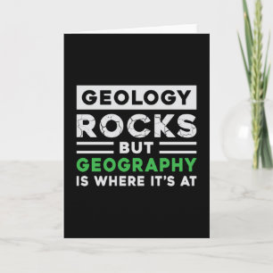 Geography Teacher Funny Map World Continents Gift Card
