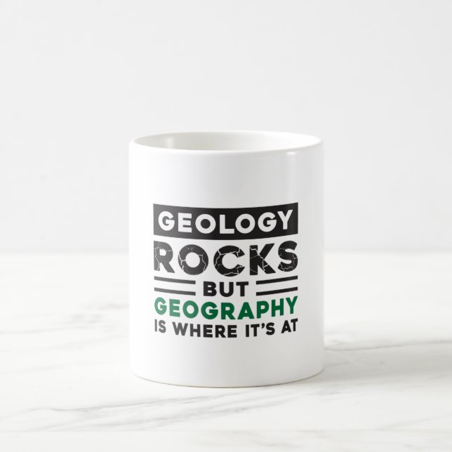 Geography Teacher Funny World Continents Gift Idea Coffee Mug (Center)