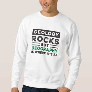 Geography Teacher Funny World Continents Gift Idea Sweatshirt