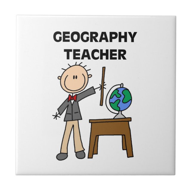 Geography Teacher Tile (Front)
