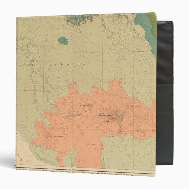 Geologic Map Of The Colorado Plateau Binder (Front/Inside)