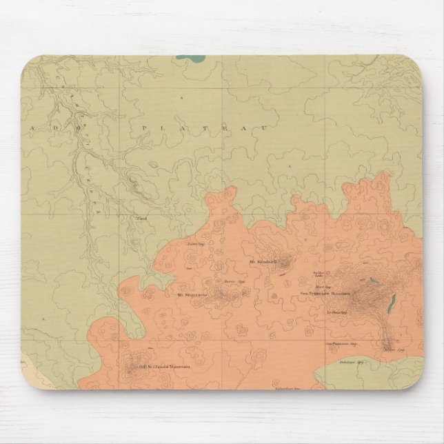 Geologic Map Of The Colorado Plateau Mouse Pad (Front)