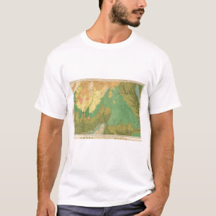 Geologic Map Of The Mesozoic Terraces T-Shirt